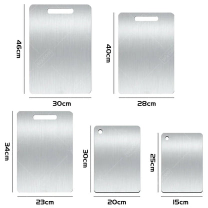 Stainless Steel Cutting Board - Clean and Safe
