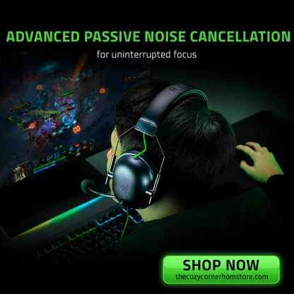 Wired Headset with Microphone - Noise Cancellation