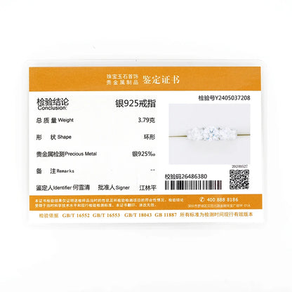 5 Stone Sparkling Ring - Engagement Wedding