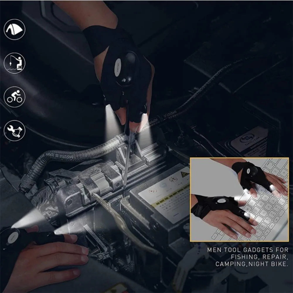 Gloves With Lights - Sports and Outdoor