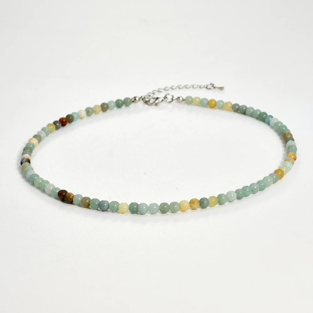 Bohemian Necklace- Natural Beads