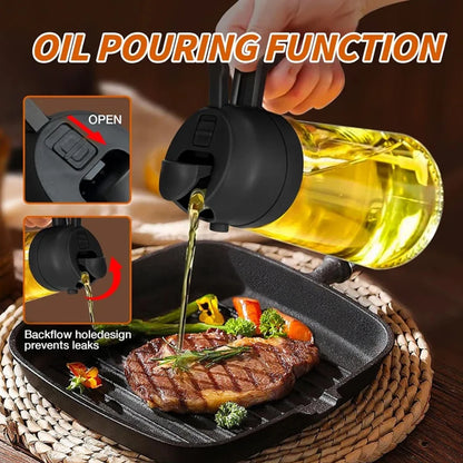 2-in-1 Oil Dispenser - Spray or Pour