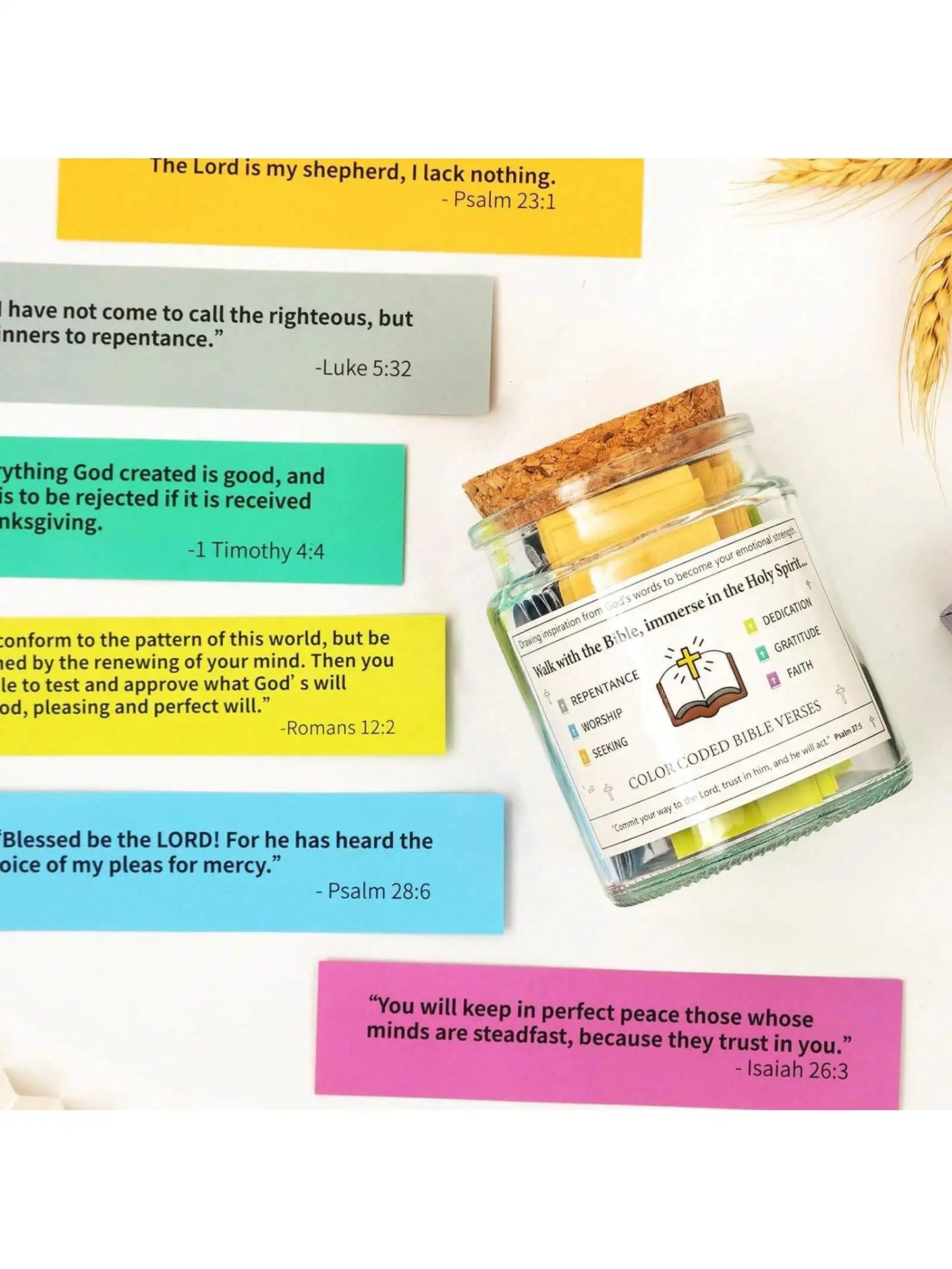 Bible Verses Jar - Christian Cards