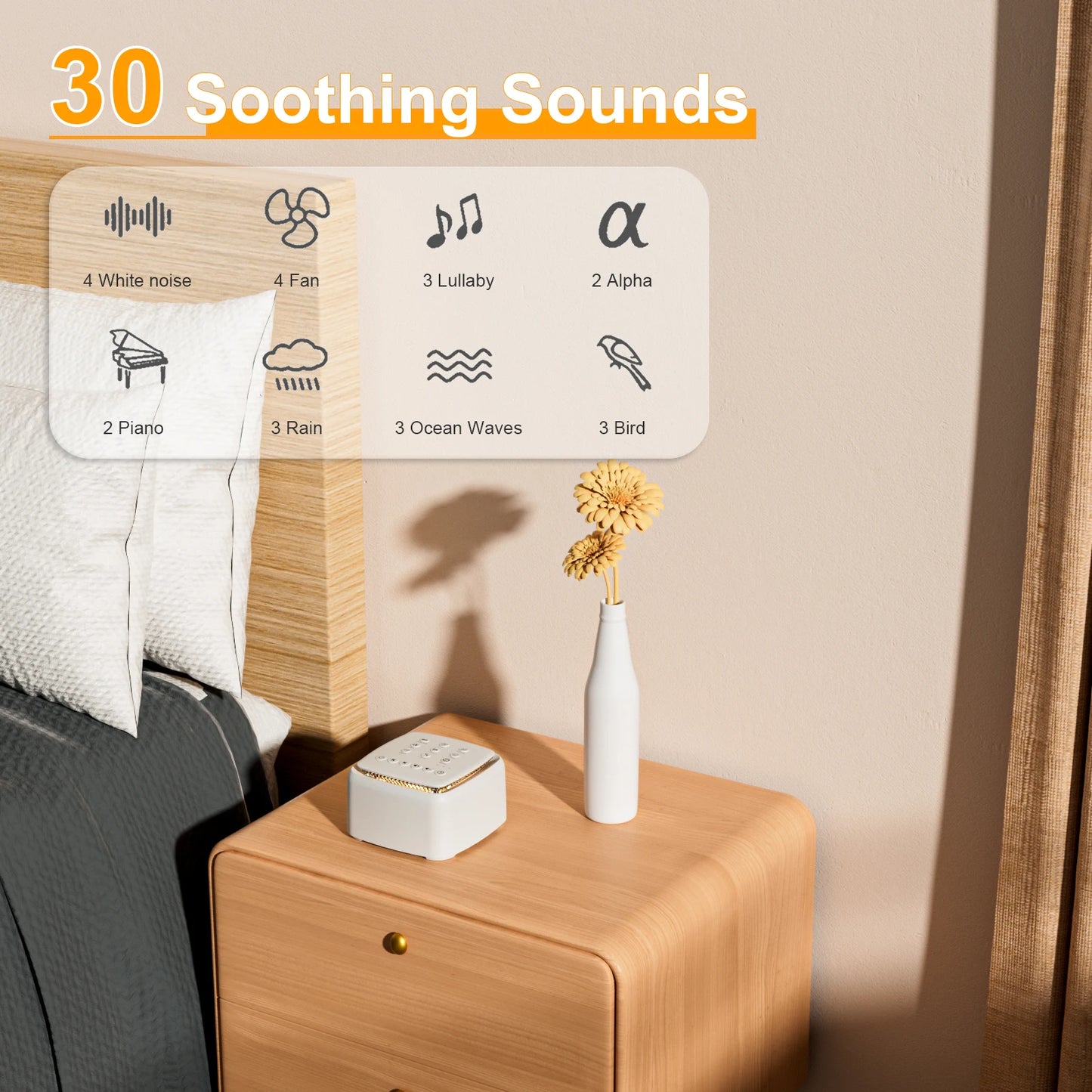White Noise Machine - Comforting and Soothing