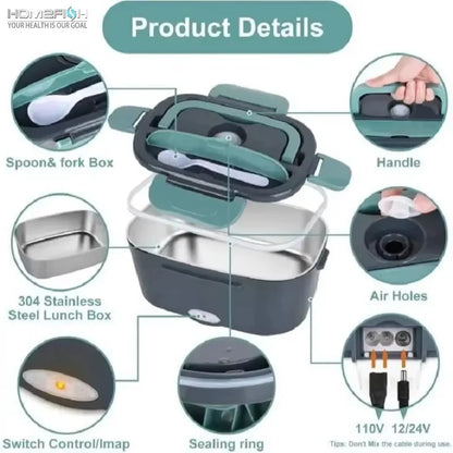 Lunch Box Food Warmer - Portable Electric