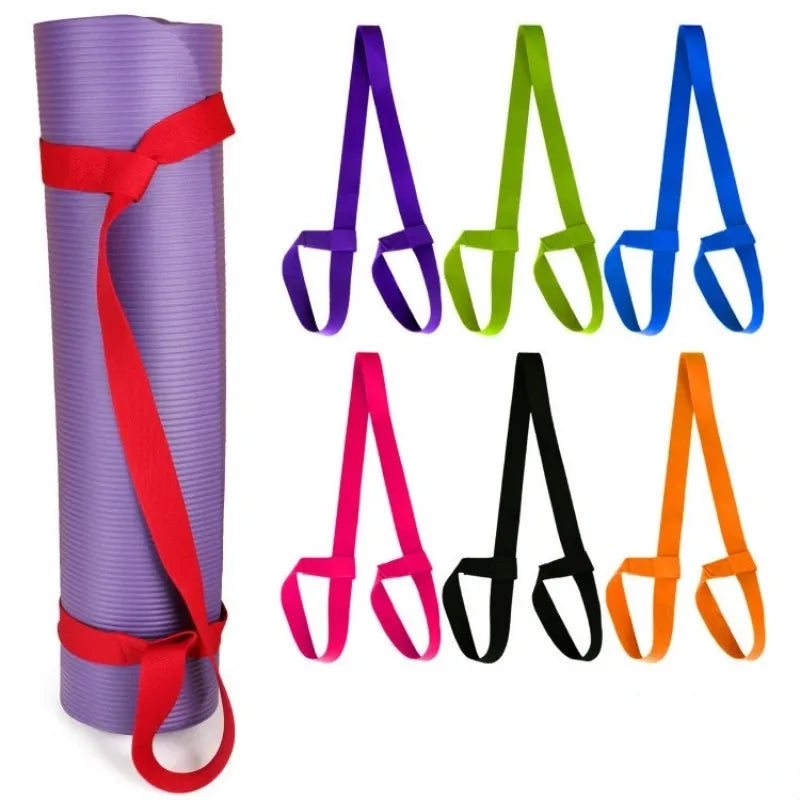 Yoga Mat - With Belt Strap