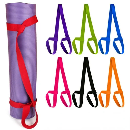 Yoga Mat - With Belt Strap