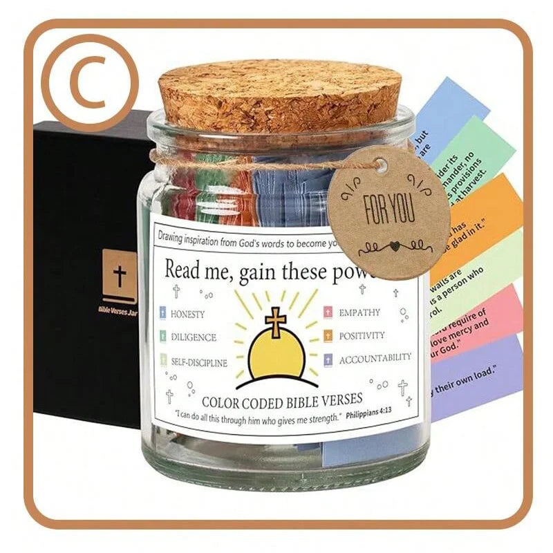 Bible Verses Jar - Christian Cards