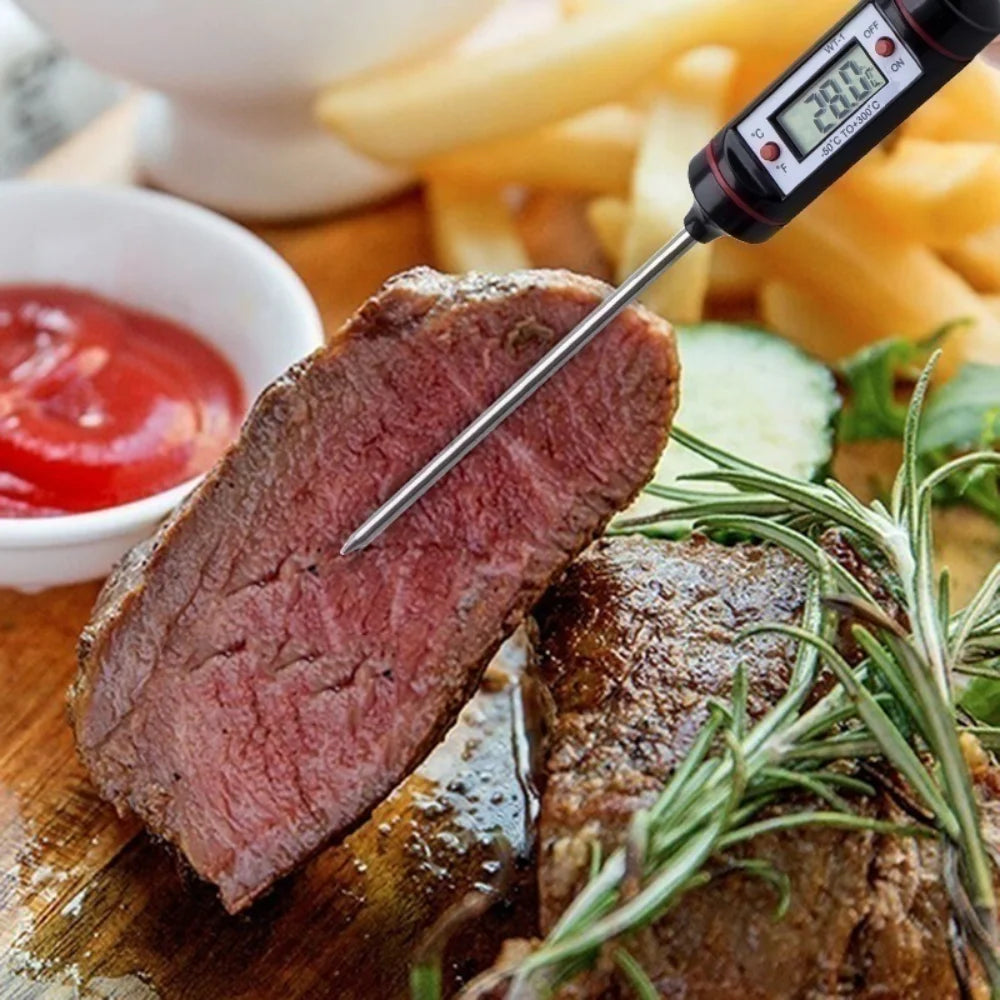 Digital Meat Thermometer - Indoor Outdoor