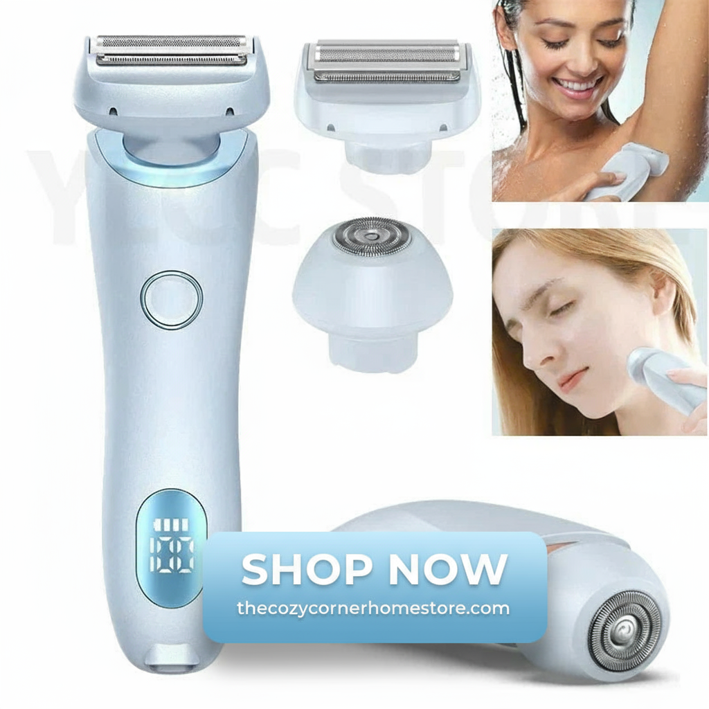 SmoothGlide Women’s Electric Razor – Painless & Rechargeable