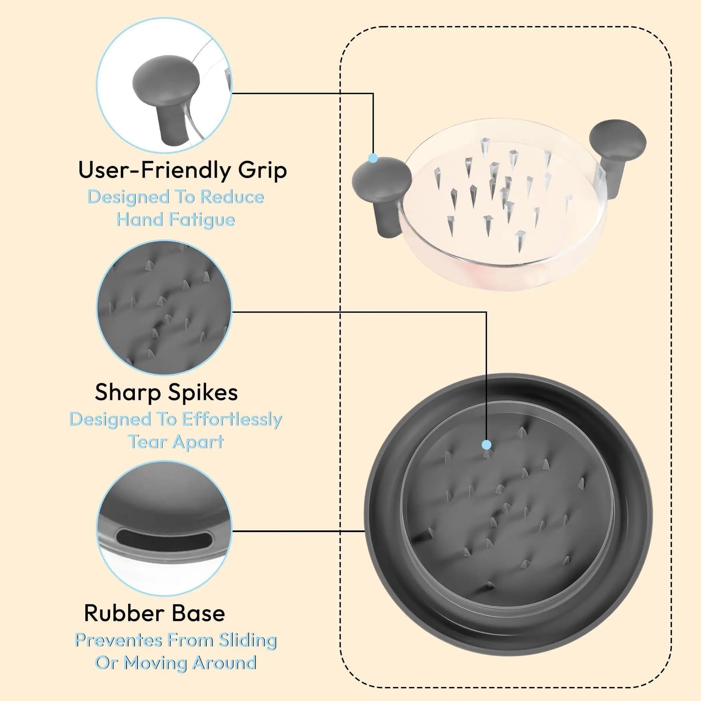 Chicken Shredder - Easy and Convenient
