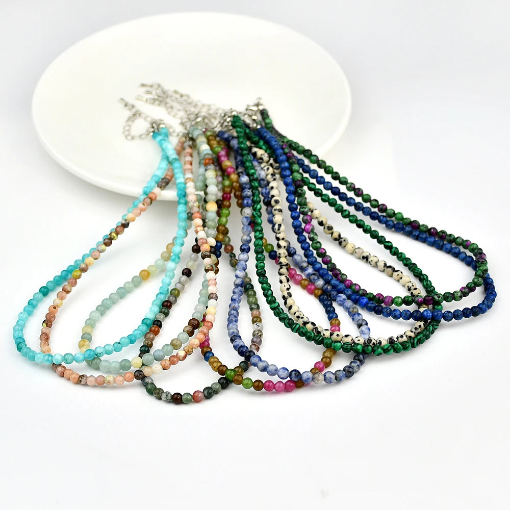Bohemian Necklace- Natural Beads