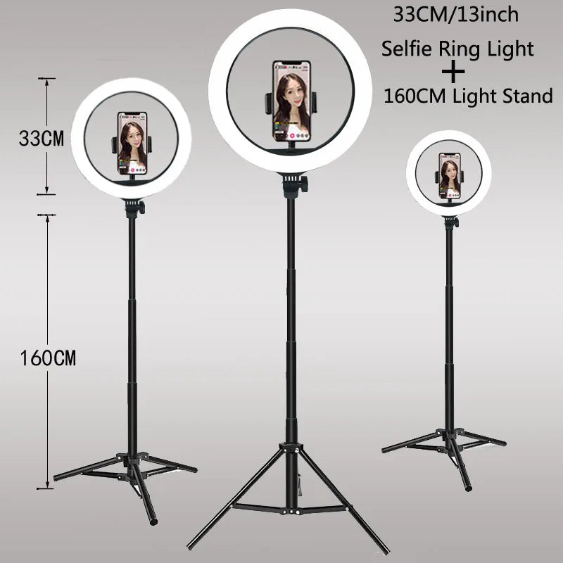 Video Selfie LED Ring Light - Bright and Portable