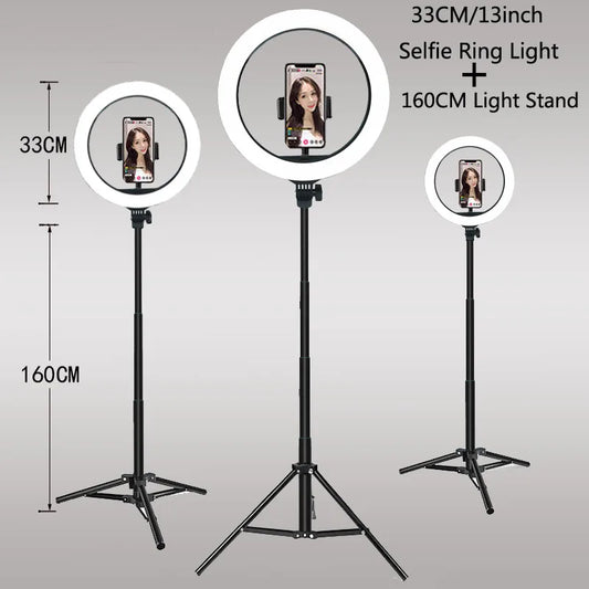 Video Selfie LED Ring Light - Bright and Portable