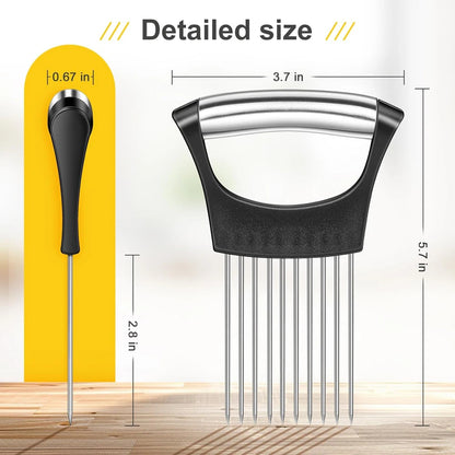 Stainless Steel Slicer Holder -  Multipurpose Kitchen Gadgets