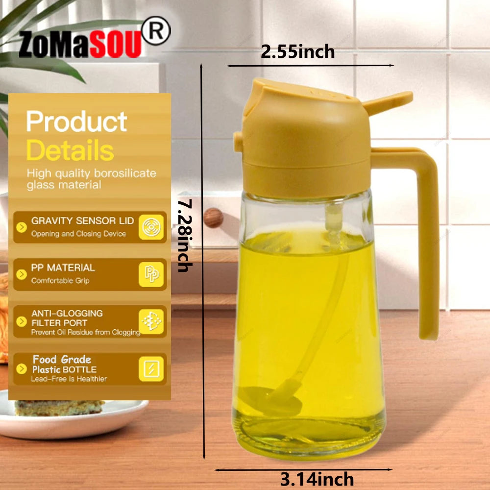 2-in-1 Oil Dispenser - Spray or Pour