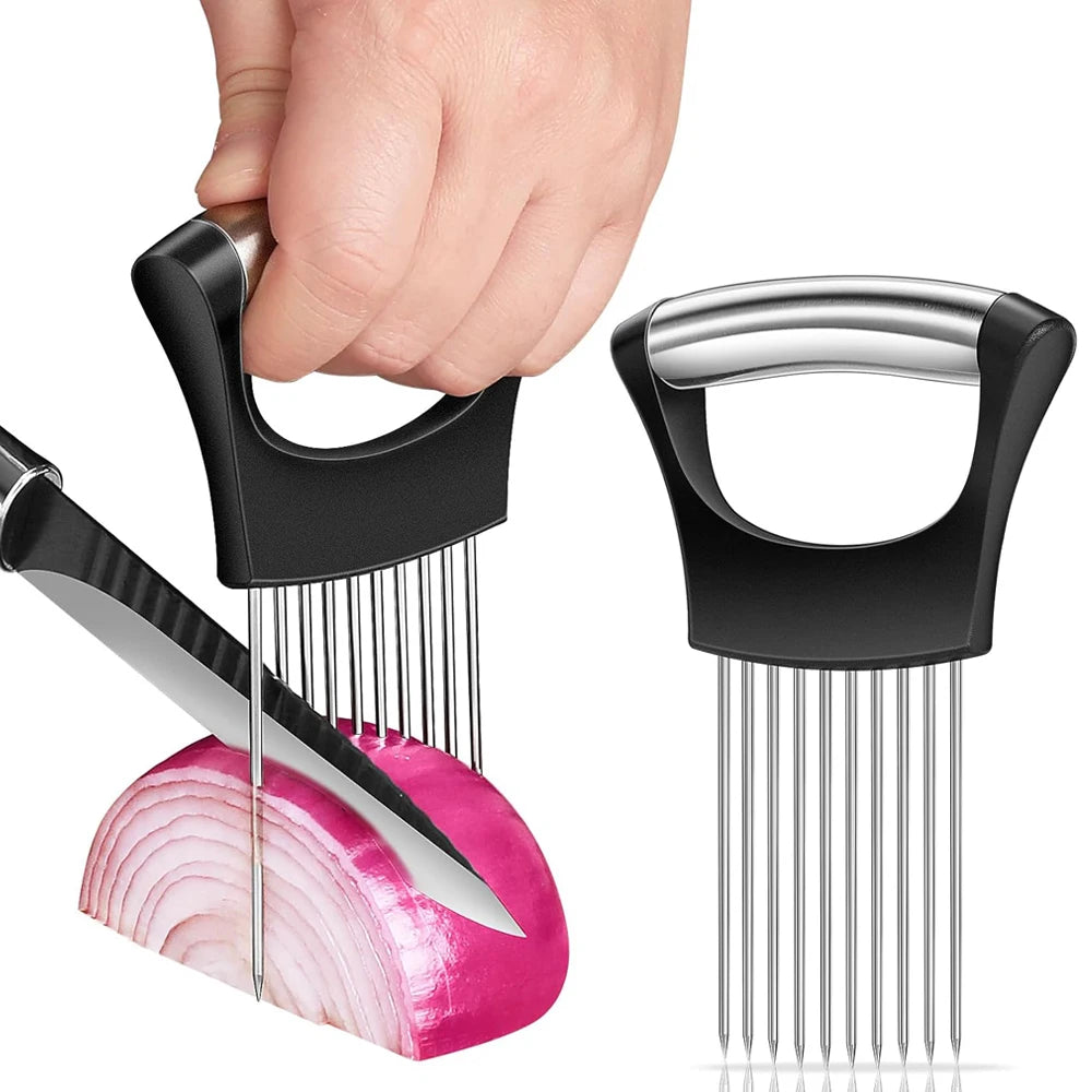 Stainless Steel Slicer Holder -  Multipurpose Kitchen Gadgets