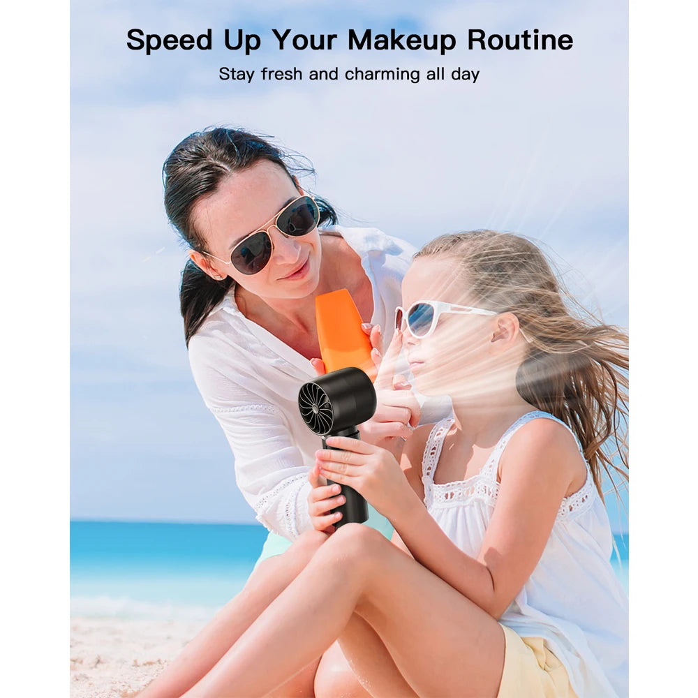 Portable Handheld Fan- Battery Operated 5 Speed