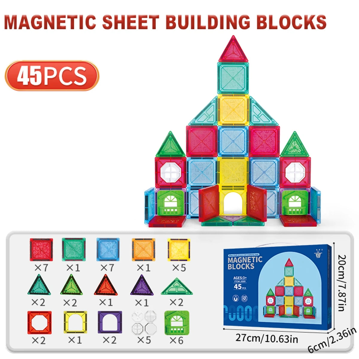 Magnetic Building Blocks - Interactive and Entertaining