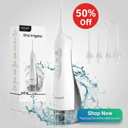 Portable Dental Water Flosser -  USB Rechargeable 3 Modes