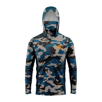 Camouflage Hooded Shirts - Long Sleeve