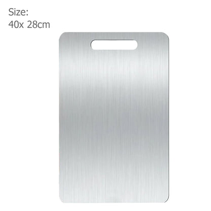 Stainless Steel Cutting Board - Clean and Safe