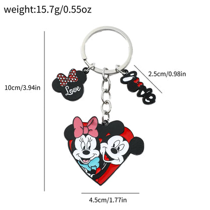 Mickey Minnie Mouse Keychain - Backpack Accessory