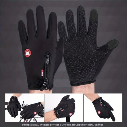 Heated Winter Gloves - Touchscreen Non Slip