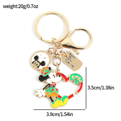 Mickey Minnie Mouse Keychain - Backpack Accessory