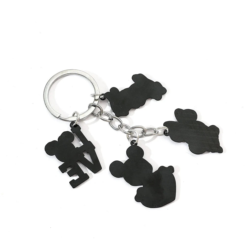 Mickey Minnie Mouse Keychain - Backpack Accessory