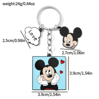 Mickey Minnie Mouse Keychain - Backpack Accessory