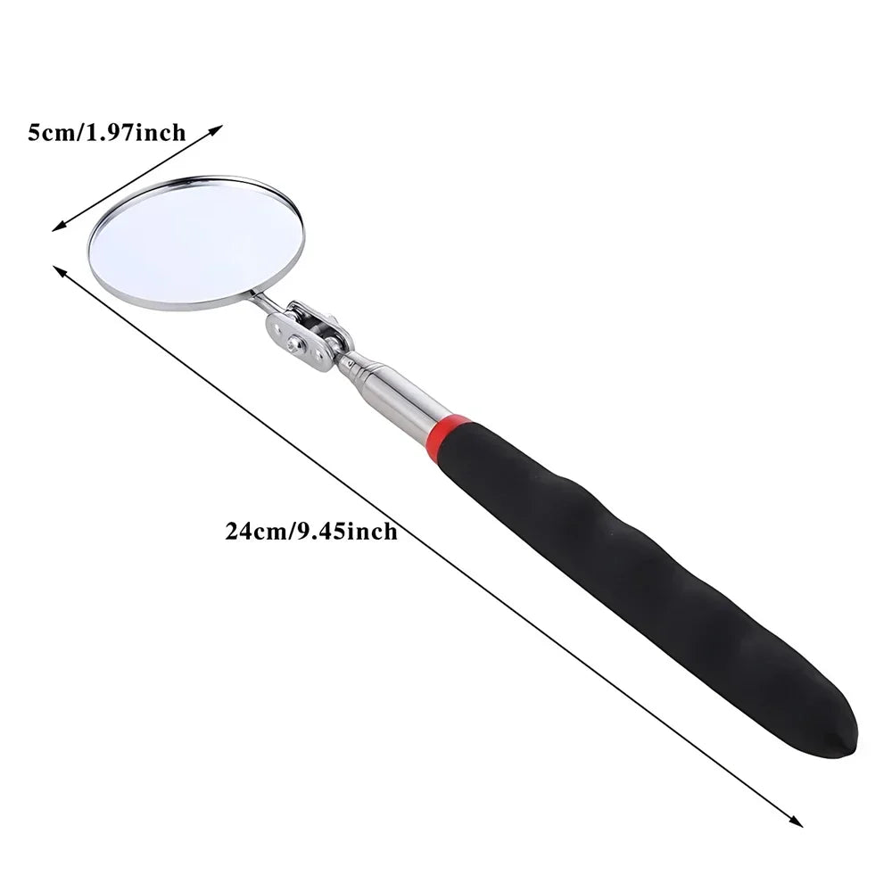 Mechanical Mirror - LED Light Telescoping