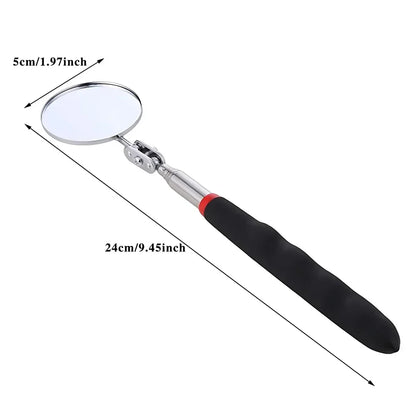 Mechanical Mirror - LED Light Telescoping