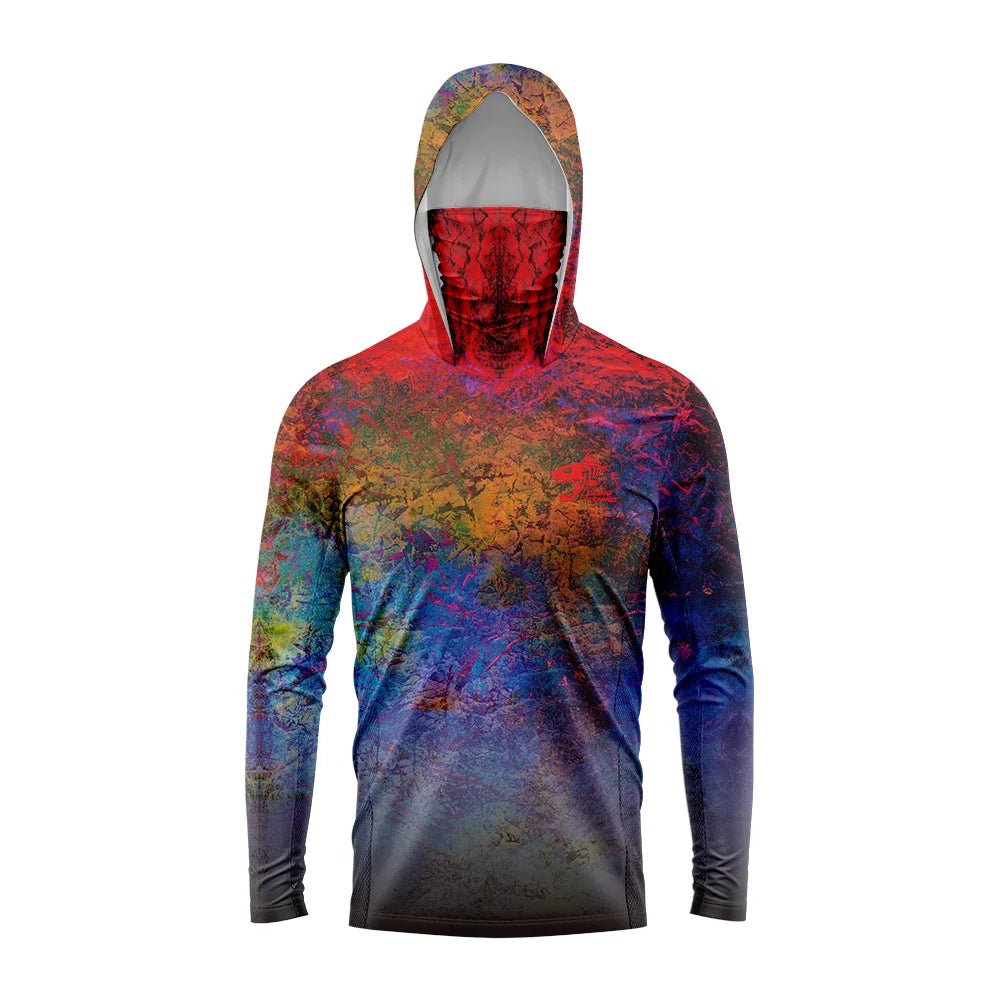 Camouflage Hooded Shirts - Long Sleeve