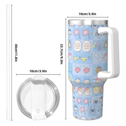 Snoopy Stainless Steel Tumbler -  Peanuts Water Bottle