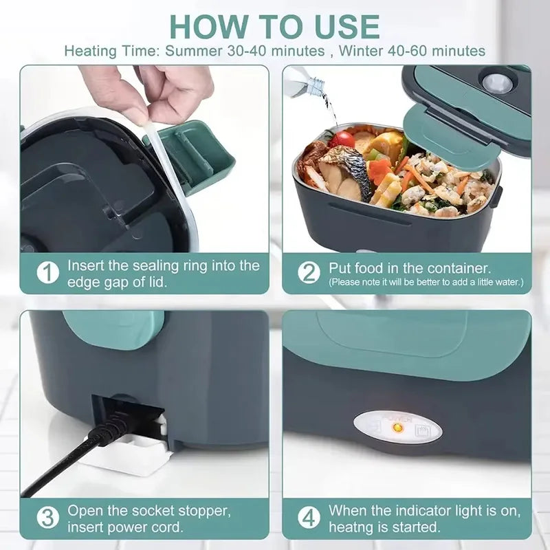 Lunch Box Food Warmer - Portable Electric
