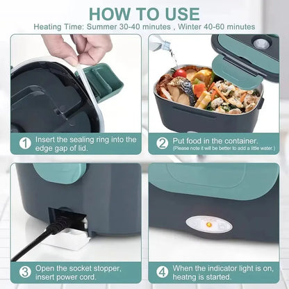Lunch Box Food Warmer - Portable Electric