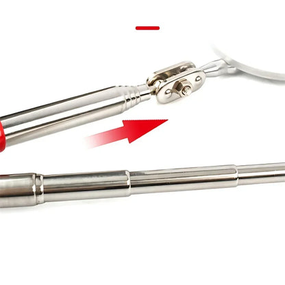 Mechanical Mirror - LED Light Telescoping