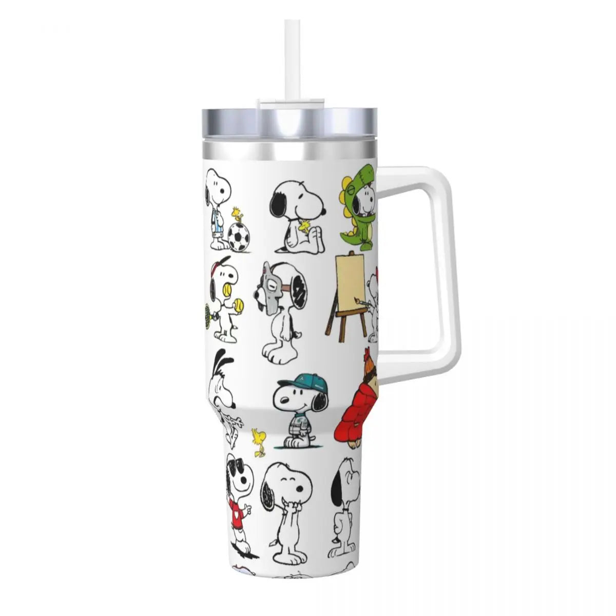 Snoopy Stainless Steel Tumbler -  Peanuts Water Bottle