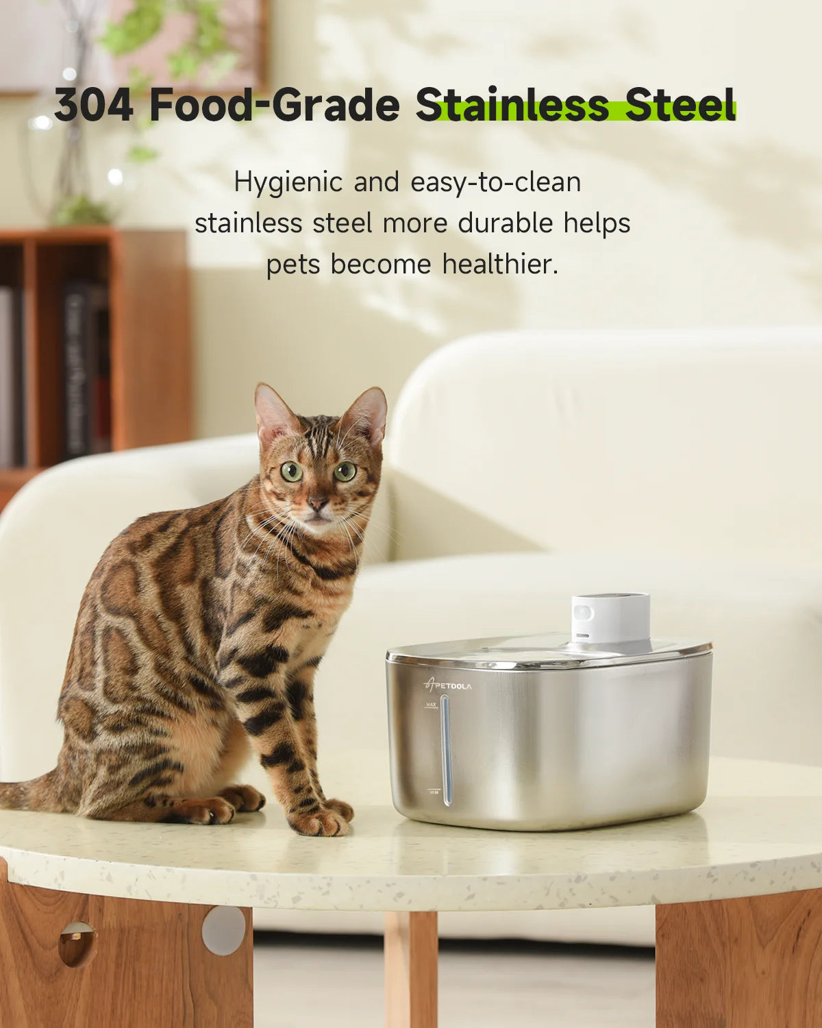 Wireless Pet Water Fountain -  Auto Sensor Drinking Fountain