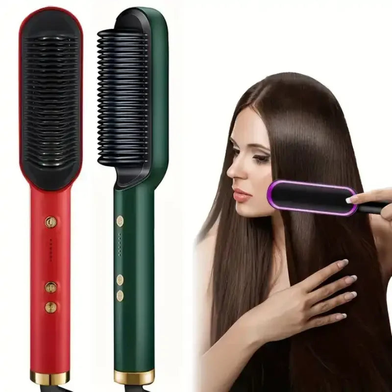 3 In 1 Ceramic Flat Iron - Hair Straightener and Curler