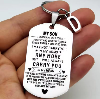 Dog Tag Keychain - Sentimental Gift