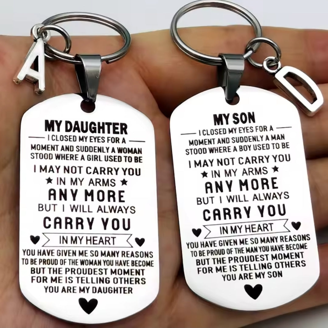 Dog Tag Keychain - Sentimental Gift
