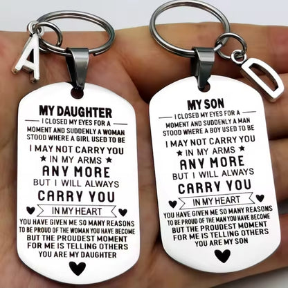 Dog Tag Keychain - Sentimental Gift