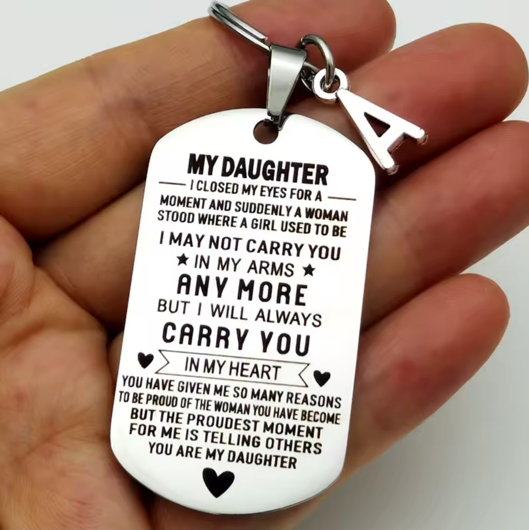 Dog Tag Keychain - Sentimental Gift